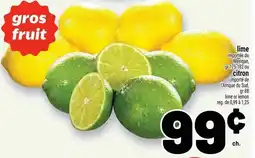 Metro lime or lemon offer