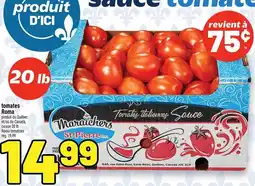 Metro Marraichers tomatoes sauce offer