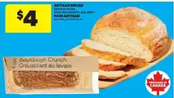 Real Canadian Superstore Artisan bread offer