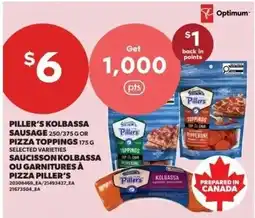Real Canadian Superstore Piller's kolbassa sausage or pizza toppings offer