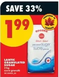 No Frills Lantic granulated sugar offer