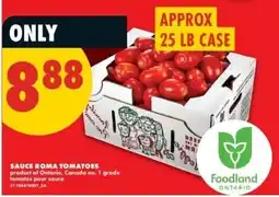 No Frills Sauce Roma Tomatoes offer