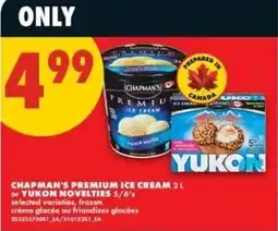 No Frills Chapman's premium ice cream offer