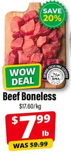 Iqbal Foods Beef Boneless offer