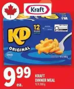 Metro Kraft dinner original mac and cheese offer