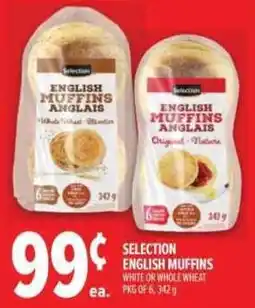 Metro Selection english muffins offer