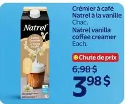 Walmart Natrel vanilla coffee creamer offer