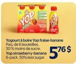 Walmart Yop strawberry-banana offer