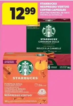 Real Canadian Superstore Starbucks nespresso vertuo coffee capsules offer