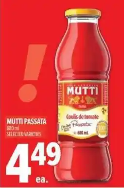 Metro Mutti passata offer