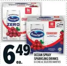 Metro Ocean Spray sparkling drinks offer