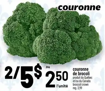 Couronne de brocoli