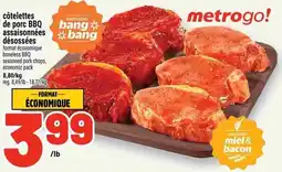 Metro Metrogo côtelettes de porc BBQ assaisonnées offer