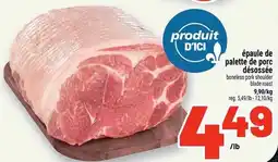 Metro épaule de palette de porc désossée offer