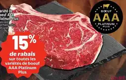 Metro Boeuf AAA Platinum Plus offer