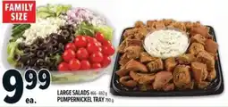 Metro Large salads pumpernickel tray offer