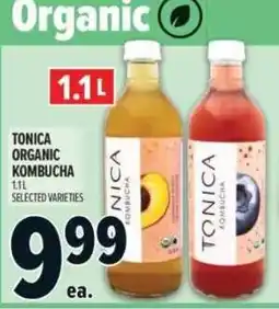 Metro Tonica organic kombucha offer