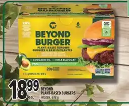 Metro Beyond plant-based burgers offer