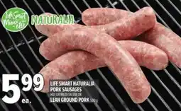Metro Life Smart Naturalia pork sausages offer