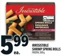 Metro Irresistible shrimp spring rolls offer