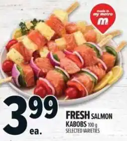 Metro Fresh salmon kabobs offer