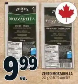 Metro Zerto mozzarella offer