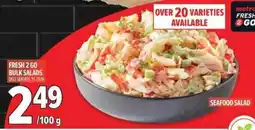 Metro Metro fresh 2 go seafood salad offer