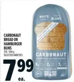 Metro Carbonaut bread or hamburger buns offer