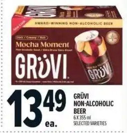 Metro Grüvi non-alcoholic beer offer
