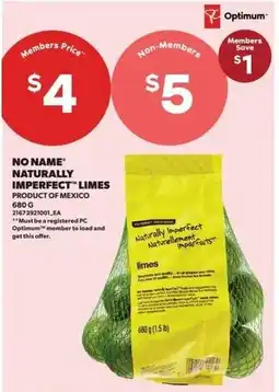 Real Canadian Superstore No Name naturally imperfect limes offer