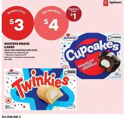Real Canadian Superstore Hostess snack cakes offer