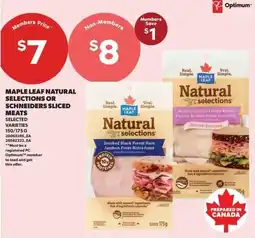 Real Canadian Superstore Maple Leaf natural selections meats offer