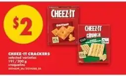 No Frills Cheez-it crackers offer