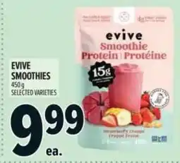 Metro Evive smoothies offer
