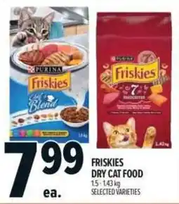 Metro Friskies dry cat food offer