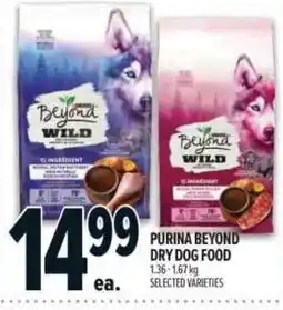 Metro Purina beyond dry dog food offer