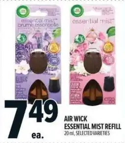 Metro Air Wick essential mist refill offer