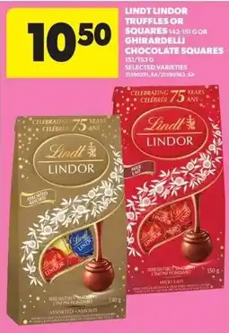 Real Canadian Superstore Lindt Lindor truffles or squares offer