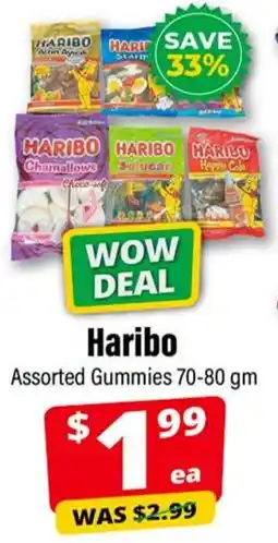 Iqbal Foods Haribo assorted gummies offer