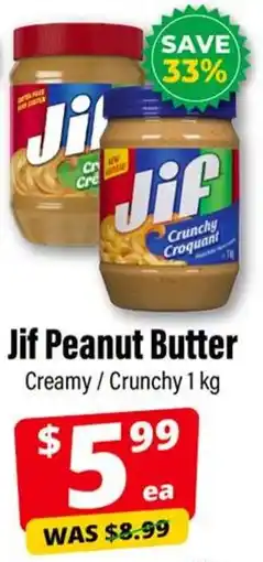 Iqbal Foods Jif peanut butter offer