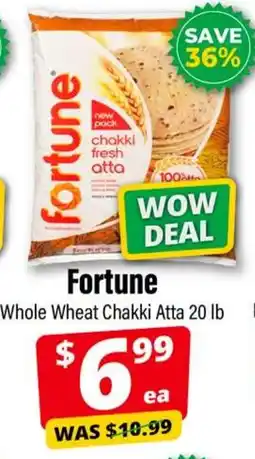 Iqbal Foods Fortune whole wheat chakki atta offer