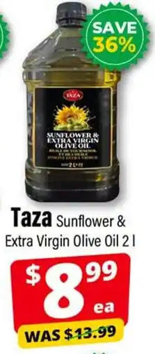 Iqbal Foods Taza Sunflower & Extra Virgin Olive Oil offer