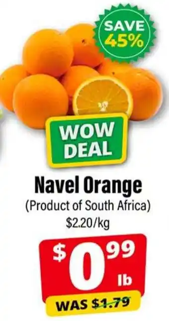 Iqbal Foods Navel Orange offer
