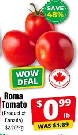 Iqbal Foods Roma Tomato offer