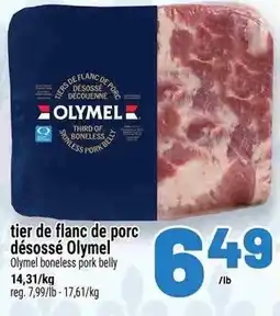 Metro Olymel pork belly offer