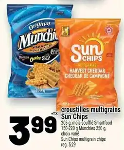 Metro Sun Chips croustillles multigrains offer