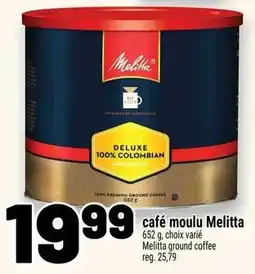 Metro café moulu Melitta offer