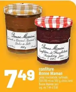 Metro Bonne Maman confiture offer