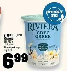 Metro Riviera grec yogurt offer
