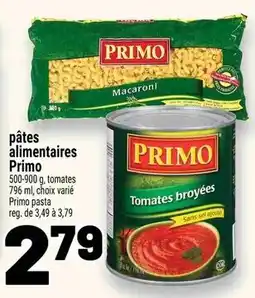 Metro Primo pâtes alimentaires offer